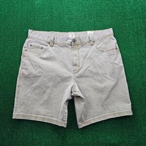 RedHead Shorts Mens 40 Brown Flat Front Outdoors Casual Hiking Camping 9" Inseam